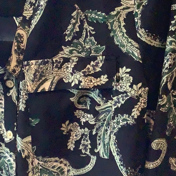 πΉRight blend of classy & Special Printed women dress buttons down size PM - Picture 4 of 13